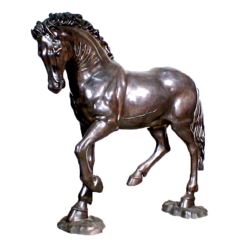 Metropolitan Galleries Bronze Roman Horse Sculpture Perigold